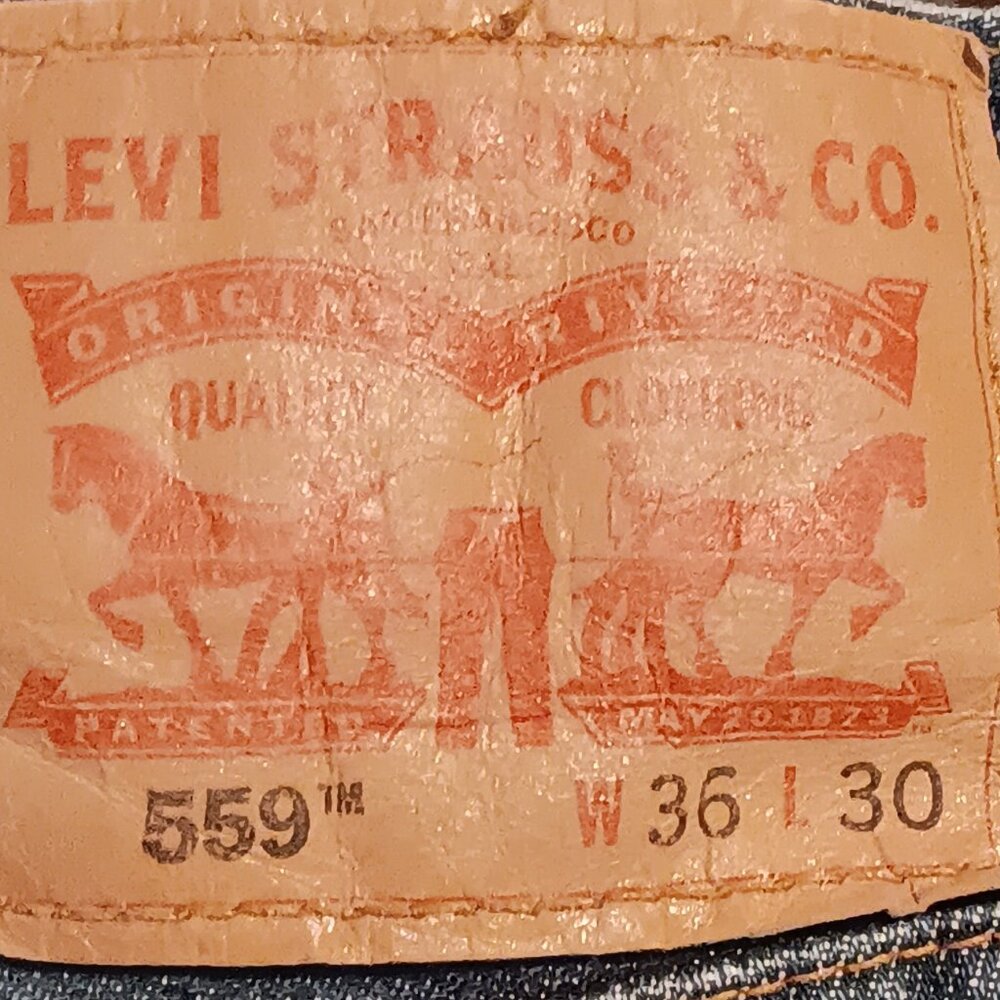 Levi’s 559 Men’s Jeans 36x30 Relaxed Straight Fit Blue Denim - Picture 4 of 4